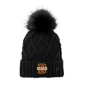 Denfeld Hockey - New Era NE911 Faux Fur Pom Beanie with embroidered Denfeld logo