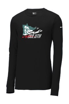 Team Duluth - Nike Dri-FIT Cotton/Poly Long Sleeve Tee with full color heat transfer logo