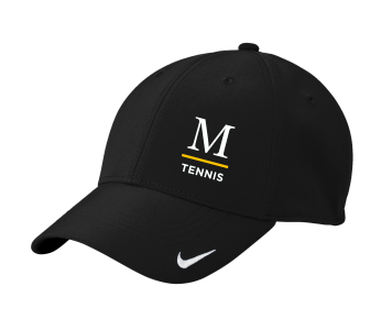 Marshall Tennis - Nike Dri-FIT Legacy Cap NKFB6447 with embroidered M Tennis logo on the left panel