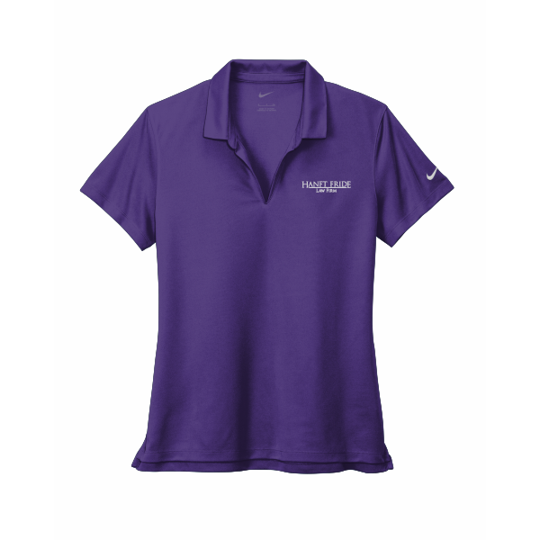 Hanft Law - Nike Women's Dri-FIT Micro Pique 2.0 Polo NKDC1991 with rectangle logo