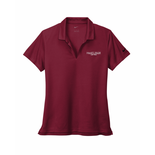 Hanft Law - Nike Women's Dri-FIT Micro Pique 2.0 Polo NKDC1991 with rectangle logo