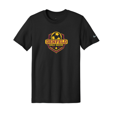 Denfeld Girls Soccer - Nike Unisex Swoosh Sleeve rLegend Tee NKDX8730 with full color front logo