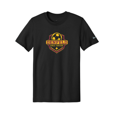 Denfeld Girls Soccer - Nike Unisex Swoosh Sleeve rLegend Tee NKDX8730 with full color front logo