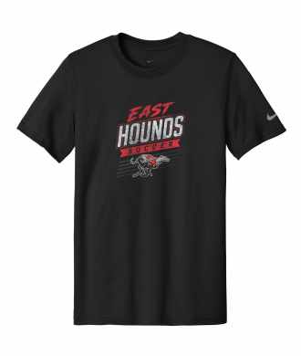 Duluth East Boys Soccer - Adult Nike Swoosh Sleeve rLegend Tee NKDX8730 with full front vintage logo