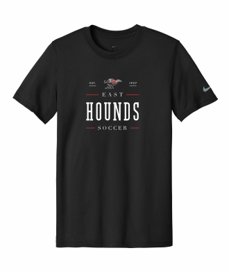 Duluth East Boys Soccer - Adult Nike Swoosh Sleeve rLegend Tee NKDX8730 with full front logo 1