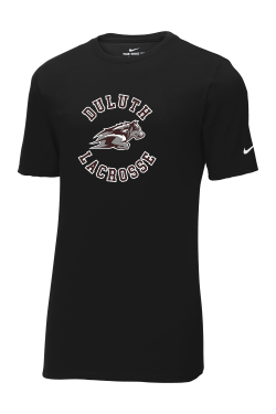 Duluth Lacrosse - Nike Dri-FIT Cotton/Poly Tee with full color Duluth Lacrosse heat transfer logo