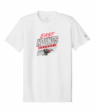 Duluth East Boys Soccer - Youth Nike Swoosh Sleeve rLegend Tee NKDX8787 with full front vintage logo