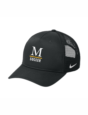 Marshall Soccer - Nike Snapback Mesh Trucker Cap NKFN9893 with centered M Soccer logo