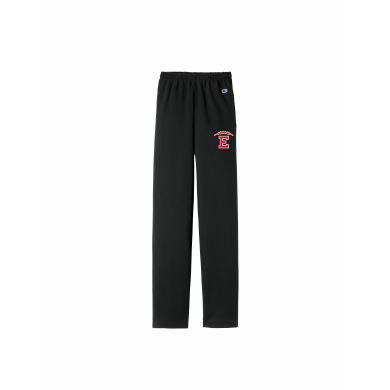 East HS Football - Champion® Powerblend® Open Bottom Sweatpant P800 with left leg logo