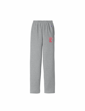 East HS Football - Champion® Powerblend® Open Bottom Sweatpant P800 with left leg logo