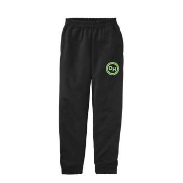 Duluth Heights - YOUTH Port and Co. Core Fleece Jogger PC78YJ with embroidered Hornet or DH Circle logo