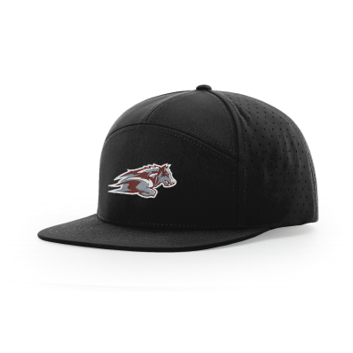 Duluth Lacrosse - Richardson Cannon 7-Panel Flatbill 169 with embroidered wolf head logo