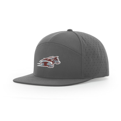 Duluth Lacrosse - Richardson Cannon 7-Panel Flatbill 169 with embroidered wolf head logo