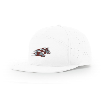 Duluth Lacrosse - Richardson Cannon 7-Panel Flatbill 169 with embroidered wolf head logo