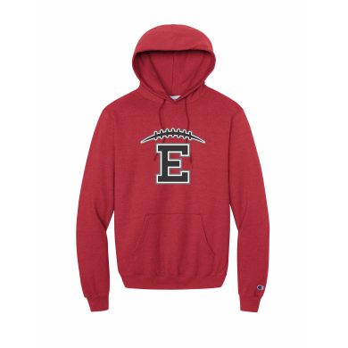 East HS Football - Champion® Powerblend® Pullover Hoodie S700 with full front logo