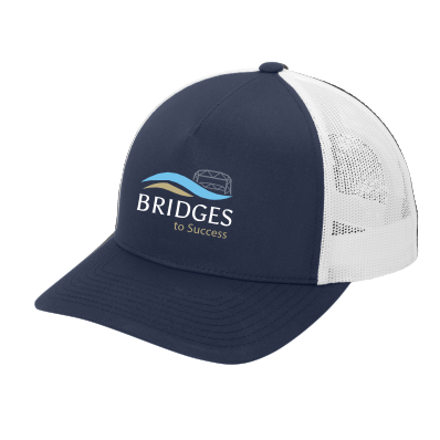 AHL Bridges - Sport-Tek® YP Classics® Retro Trucker 5-Panel Cap STC54 with AHL Bridges logo