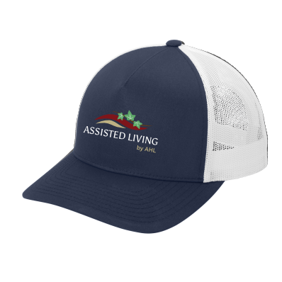 AHL Assisted Living - Sport-Tek® YP Classics® Retro Trucker 5-Panel Cap STC54 with AHL Assisted Living logo