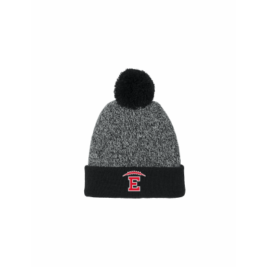 East HS Football - Sport-Tek® Halftime Heather Pom Beanie STC68 with embroidered logo