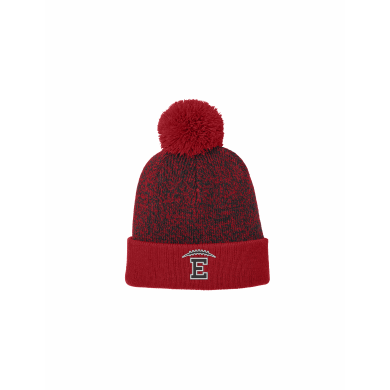 East HS Football - Sport-Tek® Halftime Heather Pom Beanie STC68 with embroidered logo