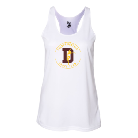 Denfeld Dance Team - Women’s B-Core Racerback Tank Top 4166 with Denfeld Dance Team logo