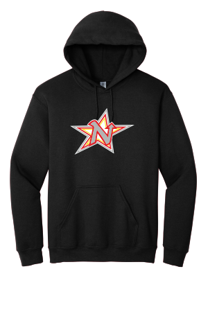 Northern Stars Hockey- Gildan - Adult Heavy Blend 18500 Hooded Sweatshirt with full color heat transfer logo