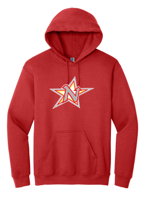 Northern Stars Hockey- Gildan - Adult Heavy Blend 18500 Hooded Sweatshirt with full color heat transfer logo
