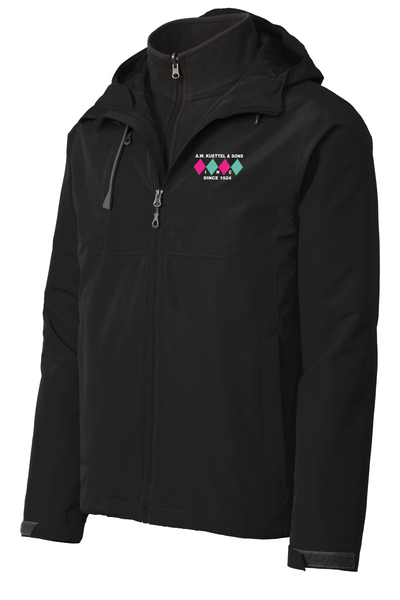 A.W.Kuettel J338 Port Authority® Merge 3-in-1 Jacket with embroidered logos