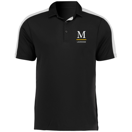 Marshall Lacrosse - BI-COLOR VITAL POLO 5028 with embroidered left chest logo