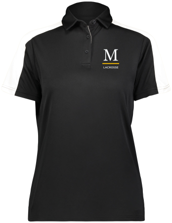 Marshall Lacrosse - LADIES BI-COLOR VITAL POLO 5029 with embroidered left chest logo