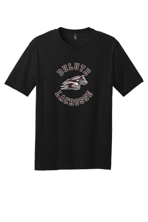 Duluth Lacrosse - District ® Perfect Blend DM108 Tee with full color Duluth Lacrosse heat transfer logo