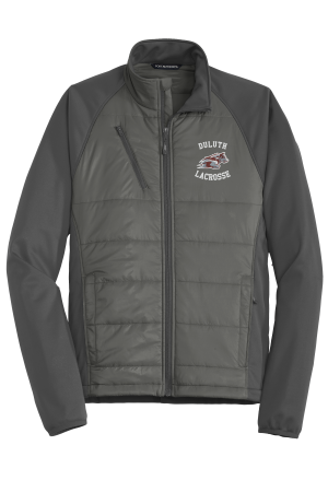Duluth Lacrosse - Men's Port Authority J787 Hybrid Soft Shell Jacket with embroidered logo