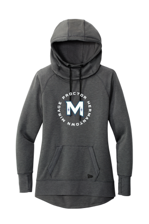 Mirage Hockey- New Era LNEA510 Ladies Tri-Blend Fleece Pullover Hoodie with cut twill and embroidered logo