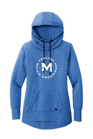 Mirage Hockey- New Era LNEA510 Ladies Tri-Blend Fleece Pullover Hoodie with cut twill and embroidered logo