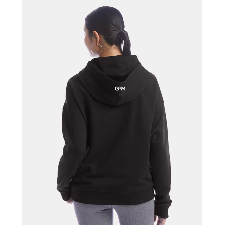 GPM - Women's Champion Powerblend® Hooded Sweatshirt S760 with embroidered logo on the hood