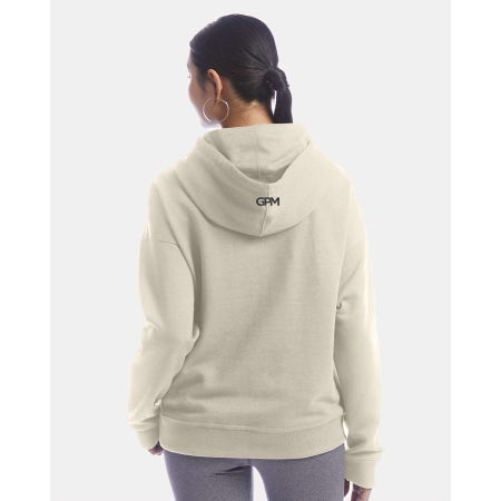 GPM - Women's Champion Powerblend® Hooded Sweatshirt S760 with embroidered logo on the hood