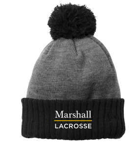 Marshall Lacrosse - New Era ® Colorblock Cuffed Beanie with embroidered Marshall Lacrosse logo
