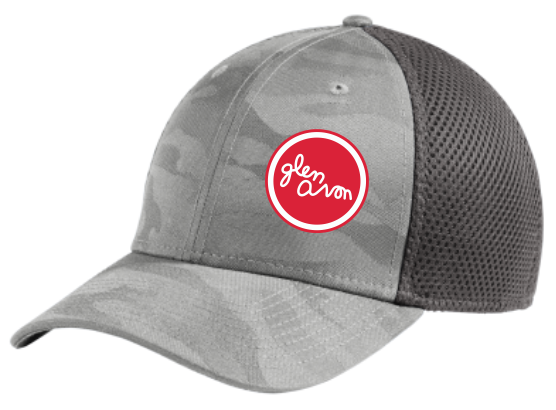 GLEN AVON New Era ® Tonal Camo Stretch Tech Mesh Cap with embroidered logo