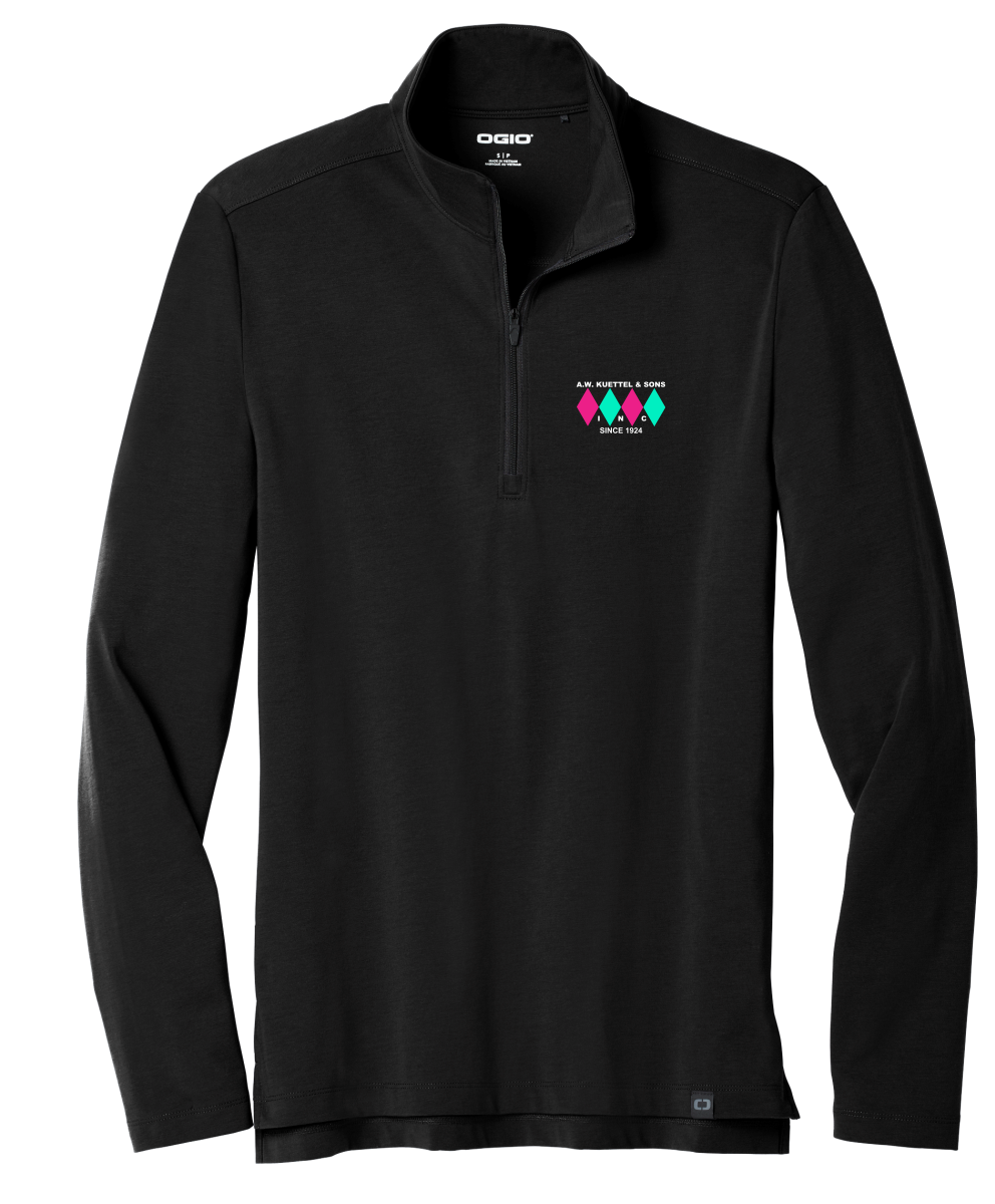 A.W.Kuettel OG139 OGIO ® Limit 1/4-Zip with embroidered logo