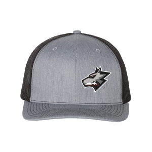 Wolfpack Youth Lacrosse - Richardson - Adjustable Snapback Trucker Cap - 112 with embroidered logo