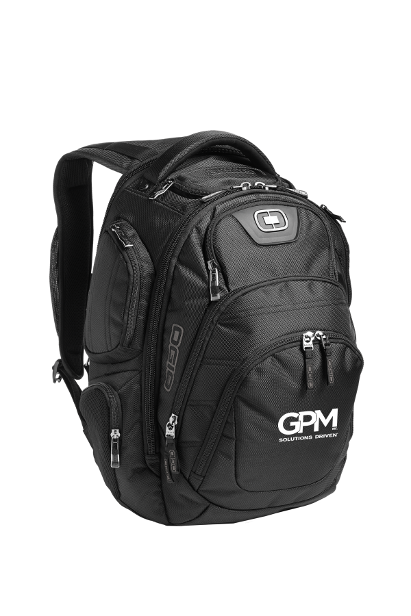 GPM Backpack OGIO® Stratagem Pack with white embroidered logo