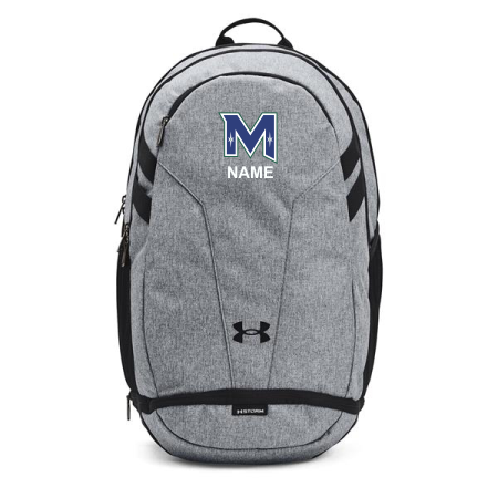 Mirage Hockey- Under Armour UA Team Hustle 5.0 Backpack with embroidered logo and name