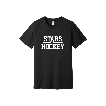 Northern Stars Hockey-  BELLA+CANVAS ® Unisex Heather CVC BC3001cvc Short Sleeve Tee with one color STARS HOCKEY logo