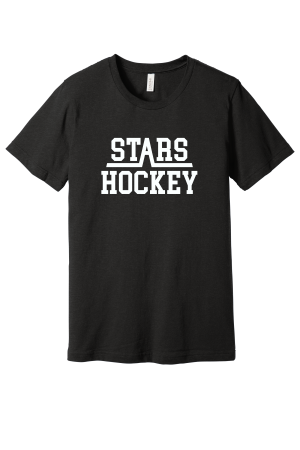 Northern Stars Hockey-  BELLA+CANVAS ® Unisex Heather CVC BC3001cvc Short Sleeve Tee with one color STARS HOCKEY logo