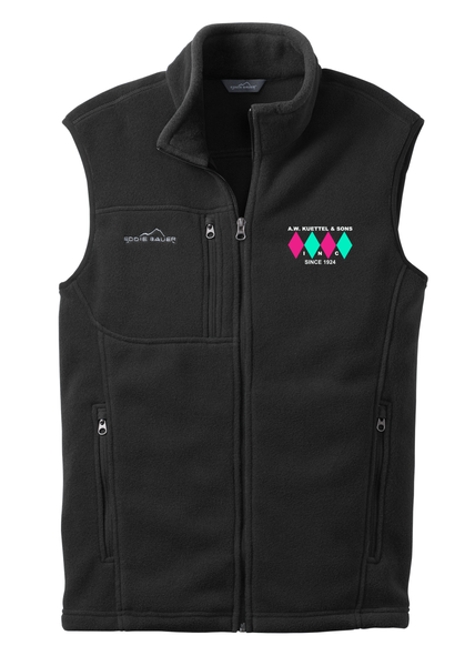 A.W. Kuettel EB204 Eddie Bauer® - Fleece Vest with embroidered left chest logo