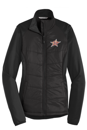 Northern Stars Hockey - Ladies Port Authority L787 Hybrid Soft Shell Jacket with embroidered logo