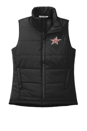 Northern Stars Hockey - Ladies Port Authority L853 Puffy Vest with embroidered logo