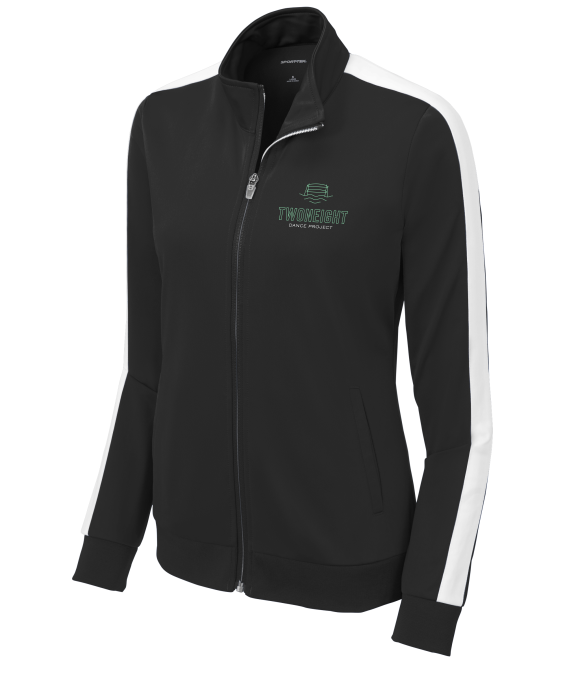 TWONEIGHT Ladies LST94 Sport-Tek ® Ladies Tricot Track Jacket with embroidered left chest logo