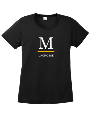 Marshall Lacrosse - Sport-Tek® Ladies PosiCharge® Competitor™ Tee with heat transfer logo