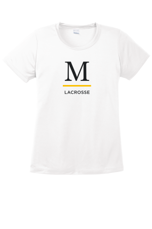 Marshall Lacrosse - Sport-Tek® Ladies PosiCharge® Competitor™ Tee with heat transfer logo