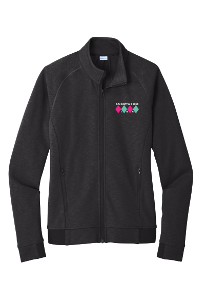 A.W.Kuettel LST570  Sport-Tek Ladies PosiCharge Strive Full-Zip with embroidered left chest logo